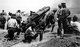 Turkey: 60 pounder gun of the British Royal Garrison Artillery in action during the Third Battle of Krithia, Gallipoli, Dardanelles Campaign, 1915