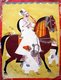 India: Prince Kushal Singh on horseback, Jodhpur, Rajasthan, c. 1830